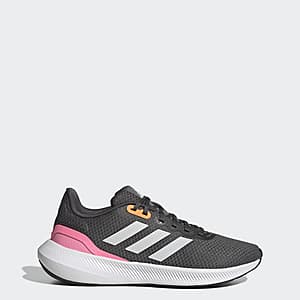 adidas Women's Runfalcon 3 Running Shoes (Grey/White/Pink) $19.50 + Free Shipping