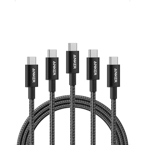 5-Pk 6' Anker 333 USB-C to USB-C Charger Cable $19 