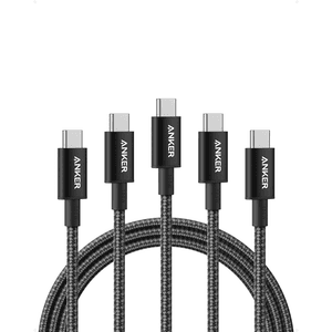 5-Pk 6' Anker 333 USB-C to USB-C Charger Cable $19