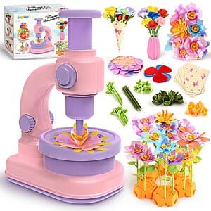 Letapapa Kids' Fabric Flower Bouquet Maker DIY Crafts Set $6.30