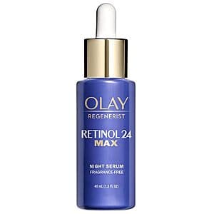 1.3-Oz Olay Regenerist Retinol 24 MAX Night Face Serum (Fragrance Free) $11.40 w/ S&S