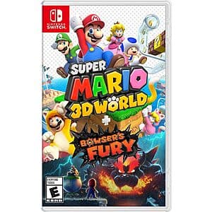 Woot! App: Super Mario 3D World + Bowser's Fury (Nintendo Switch) $36 + Free S/H w/ Prime