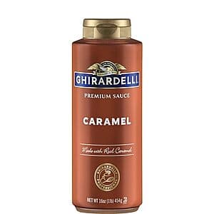 16-Oz Ghirardelli Caramel Sauce Squeeze Bottle $4.20 w/ Subscribe & Save