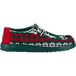 HeyDude Men's or Women's Holiday Slip-On Style Shoes (various prints) $22.45 + Free S&H on $25+