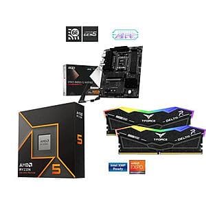 AMD Ryzen 5 9600X + 16GB Team Group + MSI PRO B850-S WIFI6E + Liquid Cooler $430 + $3 S/H
