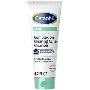 4.2-Oz Cetaphil Gentle Clear Complexion-Clearing BPO Acne Cleanser $4.75 w/ S&S