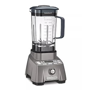 Hurricane Pro commercial-grade blender with black base, large 64-ounce clear Tritan jar, control panel with variable speed dial and preset buttons.