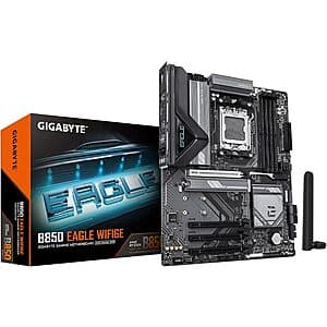 GIGABYTE B850 Eagle WIFI6E AMD AM5 LGA 1718 ATX Motherboard $140 + Free Shipping