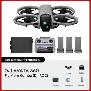 Select Accts: DJI Avata 360 8K 360° Camera Drone Fly More Combo $708.20 & More + Free S&H