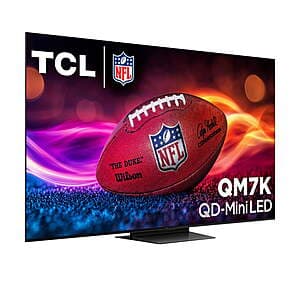 75" TCL 75QM7K 4K 144Hz Mini LED QLED Smart Google TV $998 + Free S&H