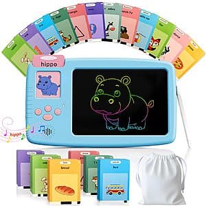 Prime Members: ZONSTVYS Kids LCD Writing Tablet & Talking Flash Cards $9.90 + Free S&H