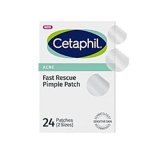 24-Ct Cetaphil Fast Rescue Acne Pimple Patches $3.70 w/ S&S