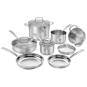 11-Piece Cuisinart Chef's Classic Pro Stainless Cookware Set $120 + Free Shipping