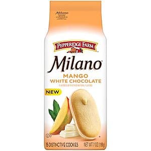 Select Accts: 7-Oz Pepperidge Farm Milano White Chocolate Mango Flavored Cookies 2 for $5.40 w/ S&S