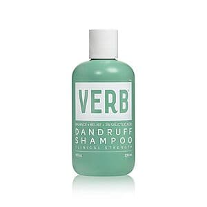 8-Oz VERB Clinical Dandruff Shampoo w/ 3% Salicylic Acid & Zinc PCA $10.45 w/ S&S