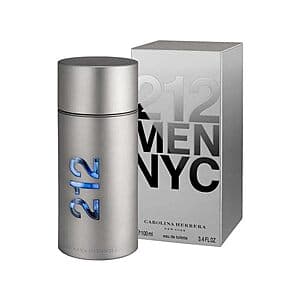3.4-Oz Carolina Herrera Men’s 212 NYC Eau de Toilette Spray $50 + Free S&H
