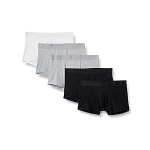5-Pack Amazon Essentials Men's Cotton Jersey Boxer Shorts (Various) from $7.40 + Free S&H for Prime Members