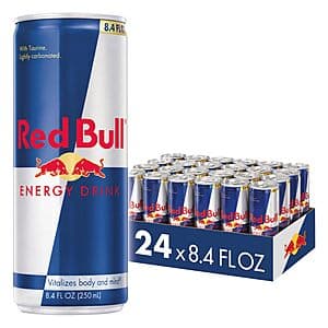 24-Pack 8.4-Oz Red Bull Energy Drink (Various Flavors) $13 w/ Subscribe & Save