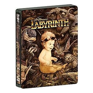 Labyrinth: Limited Edition Steelbook (1986, 4K UHD + Blu-ray) $23.20