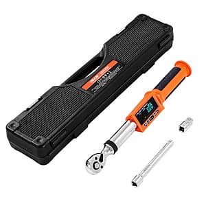 VEVOR Digital Torque Wrench w/ 3/8" Drive Head & Case $58.10 + Free S&H