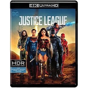 Justice League (4K Ultra HD) $8.55