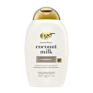 13-Oz OGX Nourishing + Coconut Milk Hydrating Hair Conditioner $2.70 w/ S&S