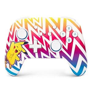 PowerA Nintendo Switch Enhanced Wireless Controller (Pikachu Vibrant) $25