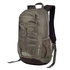 20L Eddie Bauer Stowaway Packable Ripstop Polyester Backpack (Various) $20