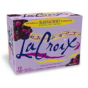 12-Pack 12-Oz LaCroix Sparkling Water (Black Razzberry or Coconut) $4.50