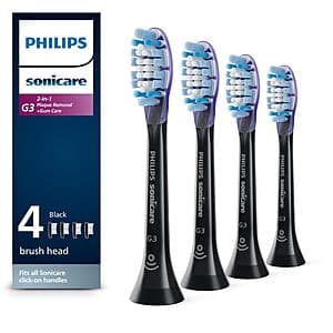 4-Ct Philips Sonicare Genuine G3 Gum Care Replacement Toothbrush Heads (Black) $24.90 w/ Subscribe & Save