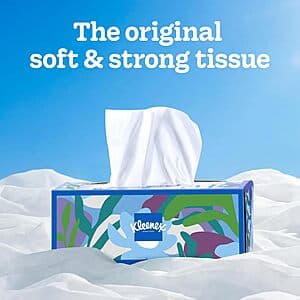 Select Amazon Accts: 8-Pk 200-Ct Kleenex Trusted Care 2-Ply Facial Tissues $11.40 w/ S&S