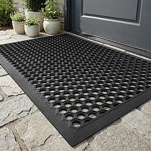 Resare 17" x 30" Outdoor Non-Slip Rubber Door Mat $14 & More