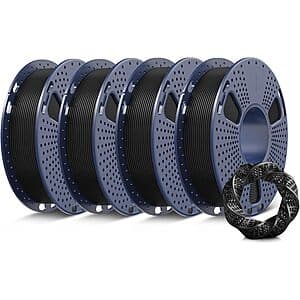 4-Count 0.25kg Spools SUNLU PLA+ 3D Printer Filament (Black or White) $7.60