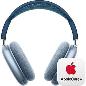 Apple AirPods Max Wireless Over-Ear Headphones (Sky Blue) w/ 2-Years AppleCare+ $278 + Free Shipping