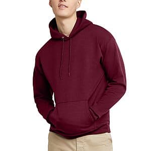 Hanes Men's EcoSmart Fleece Hoodie Sweatshirt (Various Colors) from $7.80