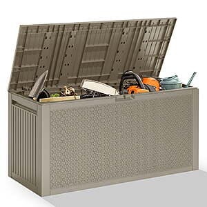 90 Gallon Segmart Resin Outdoor Storage Deck Box (3 Colors) $50.40 + Free Shipping