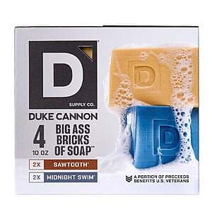 Costco In-Warehouse Only: 4-Pk 10oz. Duke Cannon Supply Co. Big Brick of Soap $15 (Pricing/Availability May Vary)