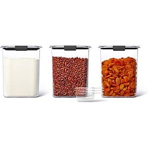 3-Pack 16-Cup Rubbermaid Brilliance BPA-Free Food Storage Containers $28