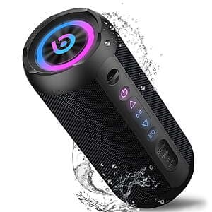 CASCHO IPX7 Waterproof Portable Bluetooth Speaker $14.60