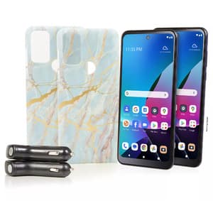 2-Pack Tracfone Motorola Moto G Play '23 Smartphone + 1500 Min/Text/1.5GB Data $40 + Free Shipping (New QVC Customers)