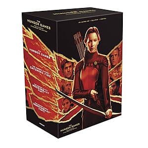 Hunger Games The Complete 4-Film Steelbook Collection (4K UHD + Blu-ray + Digital) $41.75 + Free Shipping