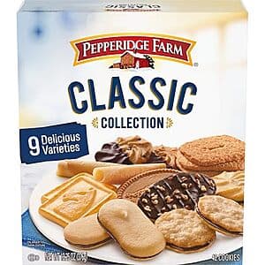 Select Regions: 13.25-Oz Pepperidge Farm Cookies Classic Collection (9 Varieties) $6 w/ S&S