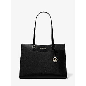 Michael Kors Jet Set Travel Large Saffiano Leather Pocket Tote Bag (2 colors) $89 + Free S&H