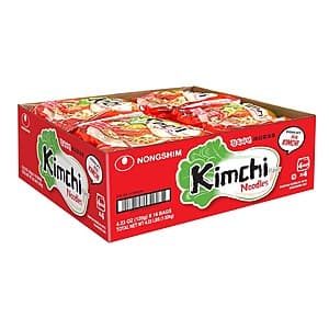 16-Pack 4.2-Oz Nongshim Gourmet Kimchi Instant Ramen Noodles $10.85 w/ Subscribe & Save