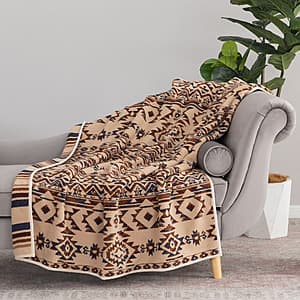 Berkshire Life Reversible Printed Hampshire Soft Throw Blanket (5 Colors) $8 + Free Store Pickup