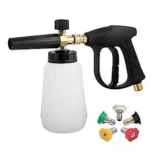 AutoCraft Pressure Washer Gun w/ Foam Cannon, Stubby Trigger & 5 Nozzles $10.35 + Free Store Pickup