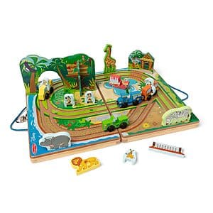 20-Pc Melissa & Doug Disney Take-Along Safari Adventure Wooden Play Set $23.10