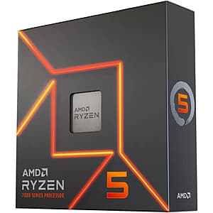 AMD Ryzen 5 7600X 6-Core AM5 CPU + Cooler Master 240 AIO CPU Liquid Cooler $170 + Free Shipping