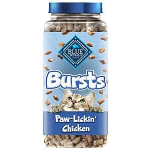 Select Accts: 12-oz Blue Buffalo Bursts Crunchy & Creamy Cat Treats (various) $3.85 w/ S&S