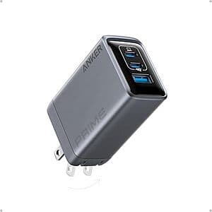 3-Port Anker Prime GaN Up to 100W Max USB Wall Charger (2x USB-C, 1x USB-A) $40 + Free S&H